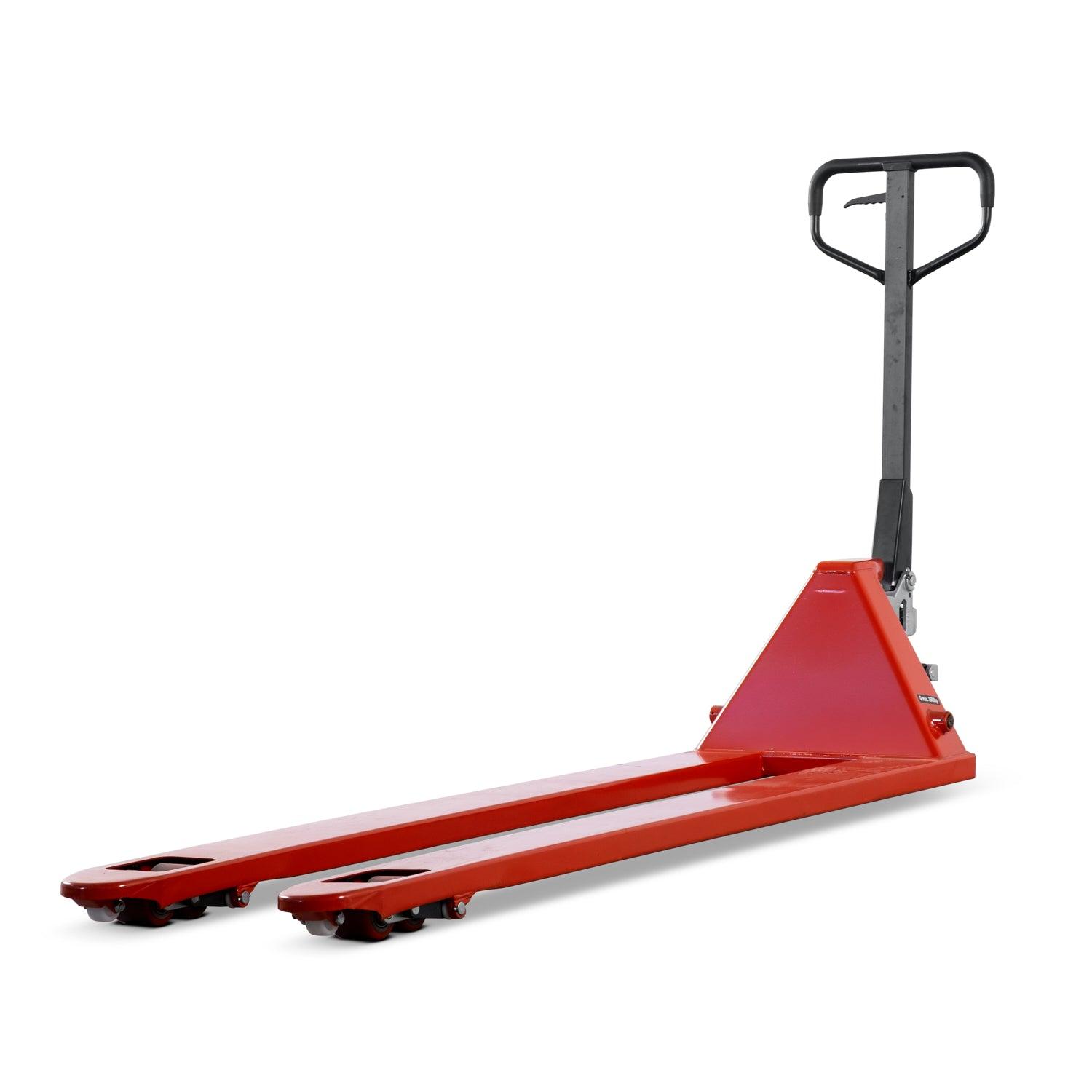 Manuel palleløfter med 1800 mm lange gafler